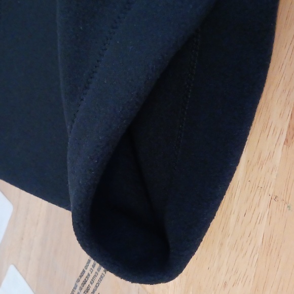 Lands' End Black Fleece Gaiter Neck Warmer - Picture 3 of 9